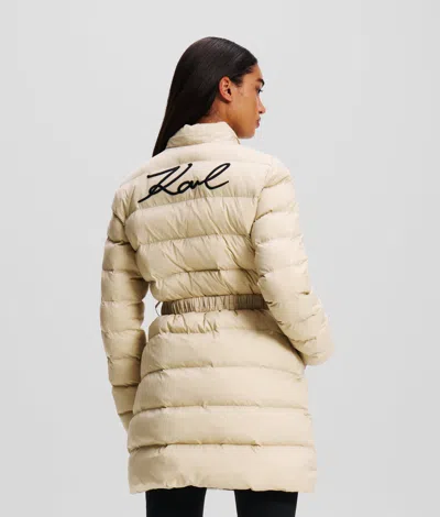 Karl Lagerfeld Karl Signature Ultra Light Puffer Jacket