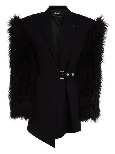 Karl Lagerfeld Karl Studio Blazer Dress In Black