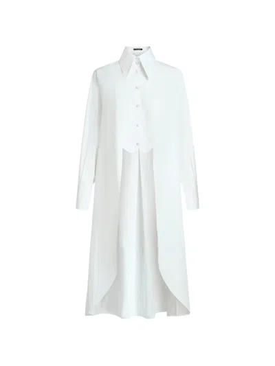 Karl Lagerfeld Karl Studio Long Shirt In White