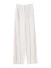 Karl Lagerfeld Karl Studio Pleated Pants In White