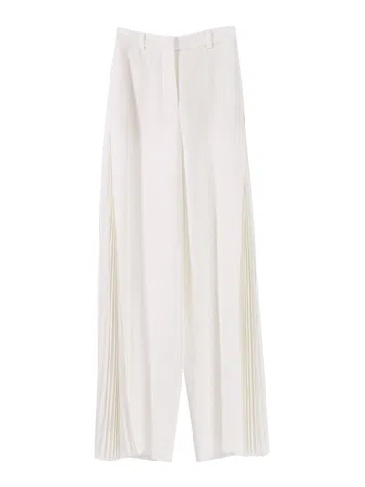 Karl Lagerfeld Karl Studio Pleated Pants In White