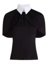 Karl Lagerfeld Kl Studio Cape Top In Black