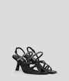 Karl Lagerfeld Karmel Signia Chain Strap Heeled Sandals