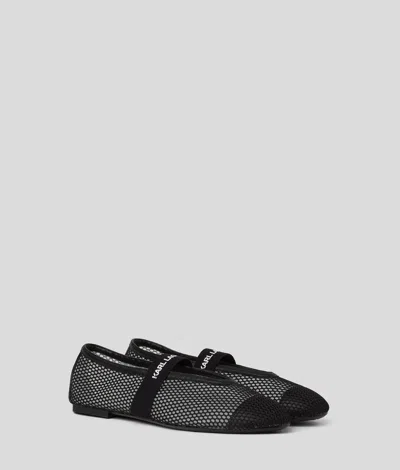 Karl Lagerfeld Karo Mesh Pumps