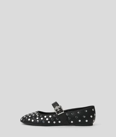 Karl Lagerfeld Karo Studded Pumps