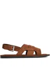 Karl Lagerfeld Kastor Iii Sandals In Brown