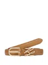 Karl Lagerfeld K/autograph Buckle Leather Belt