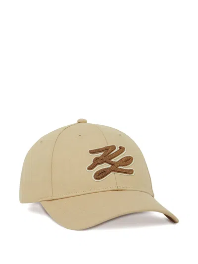 Karl Lagerfeld K/autograph Cap In Neutral