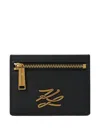 Karl Lagerfeld K/autograph Cardholder In Black