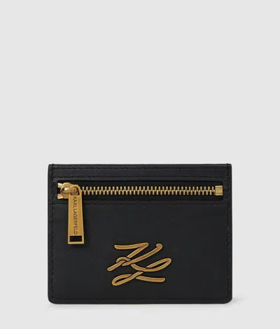 Karl Lagerfeld K/autograph Cardholder With Zip In Multi