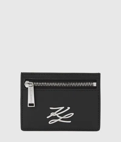 Karl Lagerfeld K/autograph Cardholder With Zip In Multi