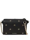 Karl Lagerfeld K/autograph Chain Logo Cross Body Bag In Black