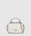 Karl Lagerfeld K/autograph Chain Top Handle Bag In White