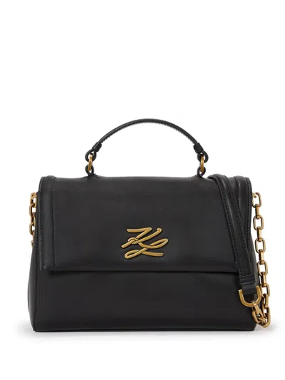 Karl Lagerfeld K/autograph Crossbody Bag In Black