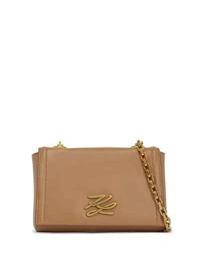 Karl Lagerfeld K/autograph Crossbody Bag In Neutrals