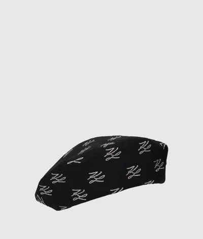 Karl Lagerfeld K/autograph Glitter Beret