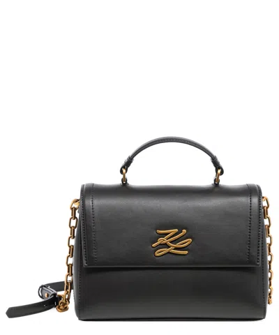 Karl Lagerfeld K/autograph Handbag In Black