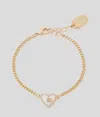 Karl Lagerfeld K/autograph Heart Bracelet