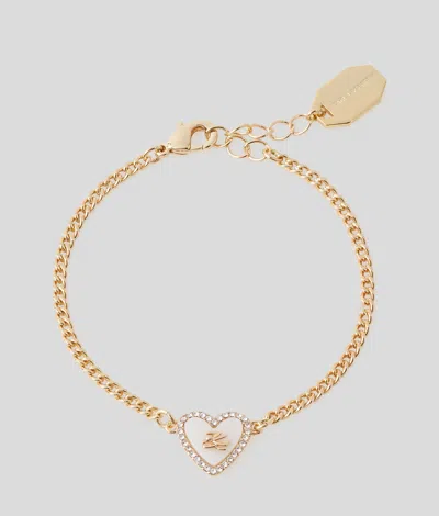 Karl Lagerfeld K/autograph Heart Bracelet