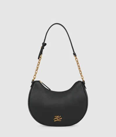 Karl Lagerfeld K/autograph Medium Moon Bag In Multi
