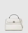 Karl Lagerfeld K/autograph Medium Top Handle Bag In White