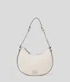 Karl Lagerfeld K/autograph Mond-schultertasche In Gray