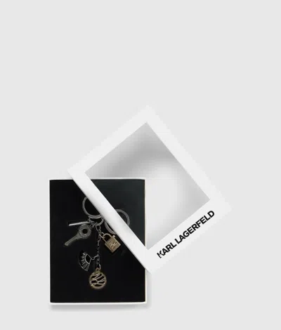 Karl Lagerfeld K/autograph Multi-charm Keychain