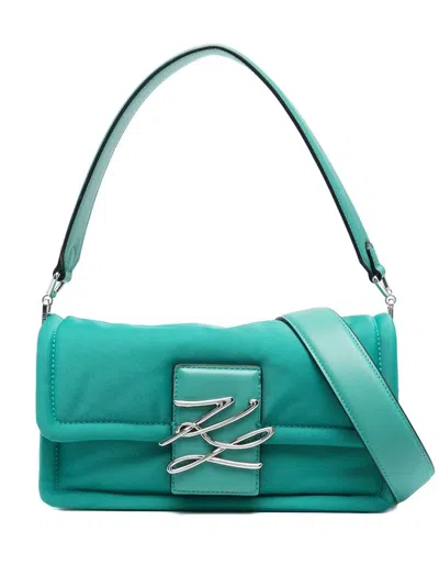 KARL LAGERFELD K/AUTOGRAPH PADDED SHOULDER BAG
