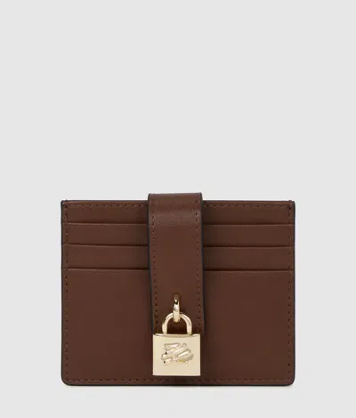 Karl Lagerfeld K/autograph Padlock Cardholder