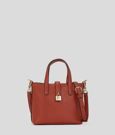 Karl Lagerfeld K/autograph Padlock Mini Tote Bag