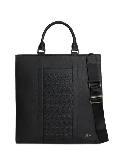 Karl Lagerfeld K/autograph Panelled Tote Bag In Black