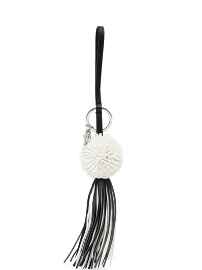 Karl Lagerfeld K/autograph Pompom Charm In Black