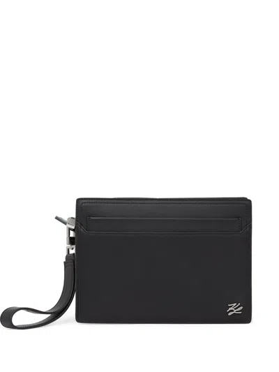 Karl Lagerfeld K/autograph Pouch In Black