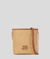 Karl Lagerfeld K/autograph Raffia Small Bucket Bag