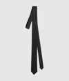 Karl Lagerfeld K/autograph Rhinestone Tie In Black