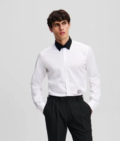 Karl Lagerfeld K/autograph Shirt In White