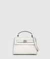 Karl Lagerfeld K/autograph Small Top Handle Bag In White