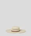 Karl Lagerfeld K/autograph Straw Hat