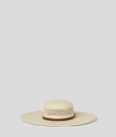 Karl Lagerfeld K/autograph Straw Hat