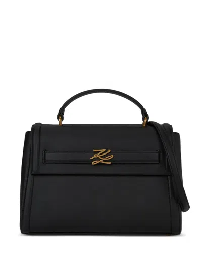 Karl Lagerfeld K/autograph Top-handle Bag In Black