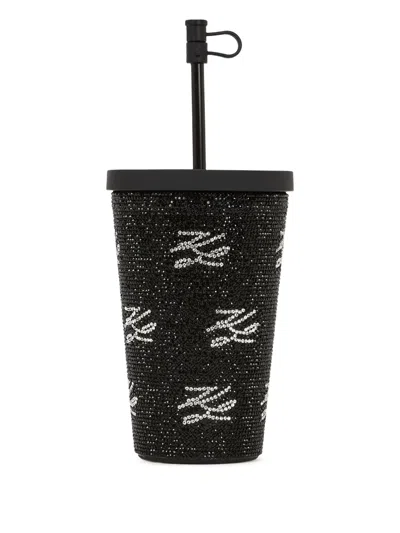 Karl Lagerfeld K/autograph Travel Cup In 黑色