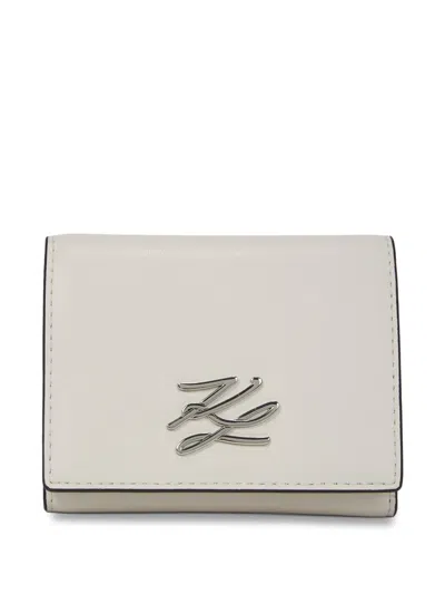 Karl Lagerfeld K/autograph Wallet In White