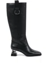Karl Lagerfeld Kayla Knee-high Boots In Black