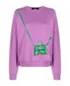 Karl Lagerfeld Sweatshirt Mit Grafischem Print In Pink