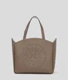 Karl Lagerfeld K/circle Large Perforated Tote Bag