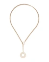 Karl Lagerfeld K/circle Logo Archive Necklace Woman Necklace Gold Size - Brass In Gold
