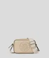 Karl Lagerfeld K/circle Perforated Crossbody Bag