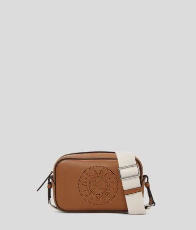 Karl Lagerfeld K/circle Perforated Crossbody Bag