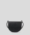 Karl Lagerfeld K/circle Perforated Saddle Bag