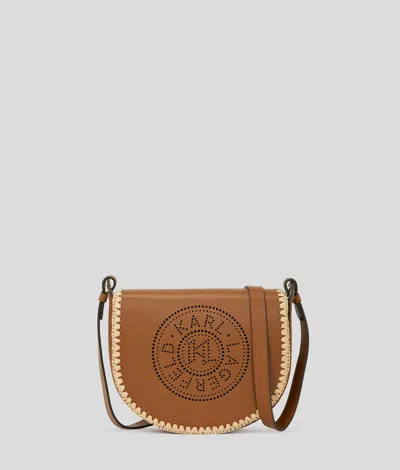 Karl Lagerfeld K/circle Perforated Saddle Bag